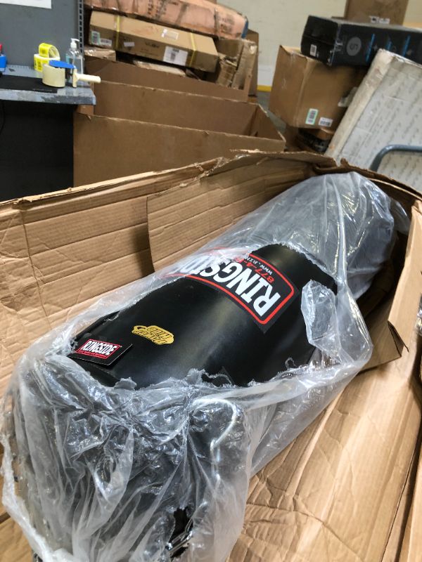 Photo 5 of Ringside 100-pound Powerhide Boxing Punching Heavy Bag (Soft Filled) Black, 100 LBS
