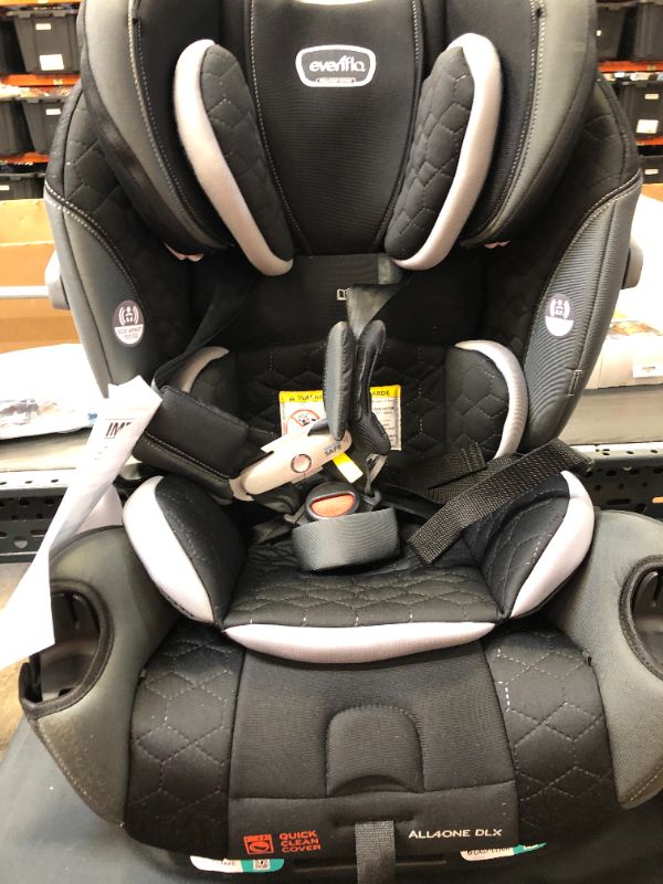 Photo 6 of Evenflo All4One DLX 4-In-1 Convertible Car Seat (Kingsley Black)
