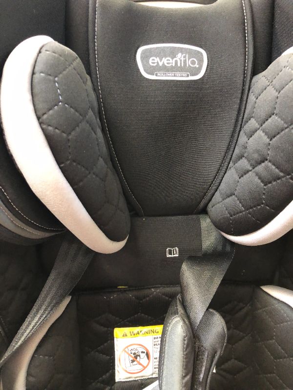 Photo 5 of Evenflo All4One DLX 4-In-1 Convertible Car Seat (Kingsley Black)
