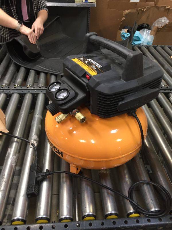 Photo 6 of Bostitch Air Compressor Combo Kit, 3-Tool (BTFP3KIT)--------- MINOR USE IF USED AT ALL EVERYTHING LOOKS PRETTY NEW STILL------