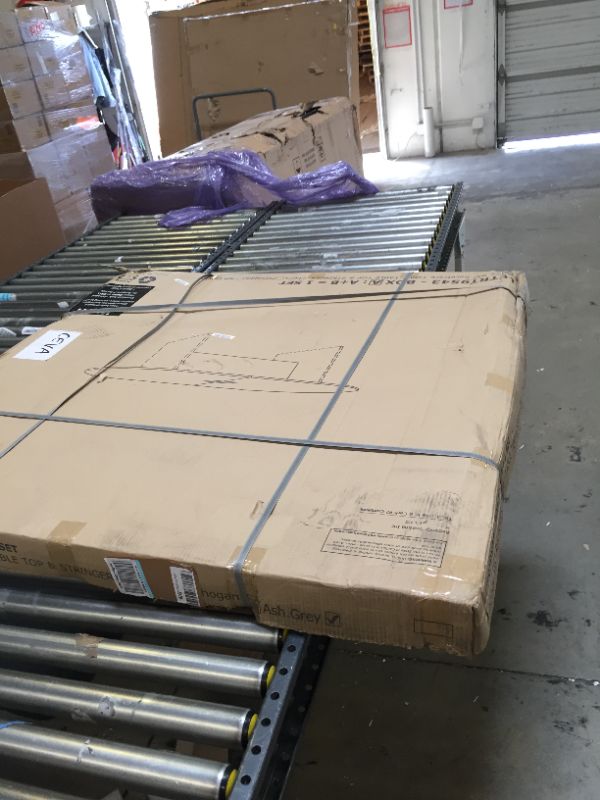 Photo 5 of Regency Legacy Racetrack Conference Table with Tabletop Power & Data Port, 95", Ash Grey ------HAS BOX A FACTORY SEALED --------MISSING BOX B 
