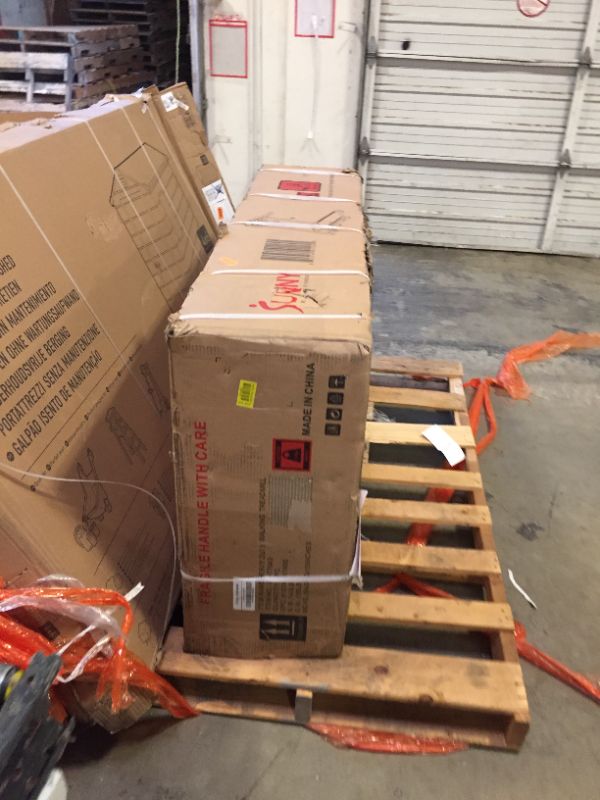 Photo 3 of Sunny Health & Fitness T7643 Heavy Duty Walking Treadmill with 350 lb High Weight Capacity, Wide Walking Area and Folding for Storage---------factory sealed ------the packaging is a  little damaged from shipping but the product is ok 
