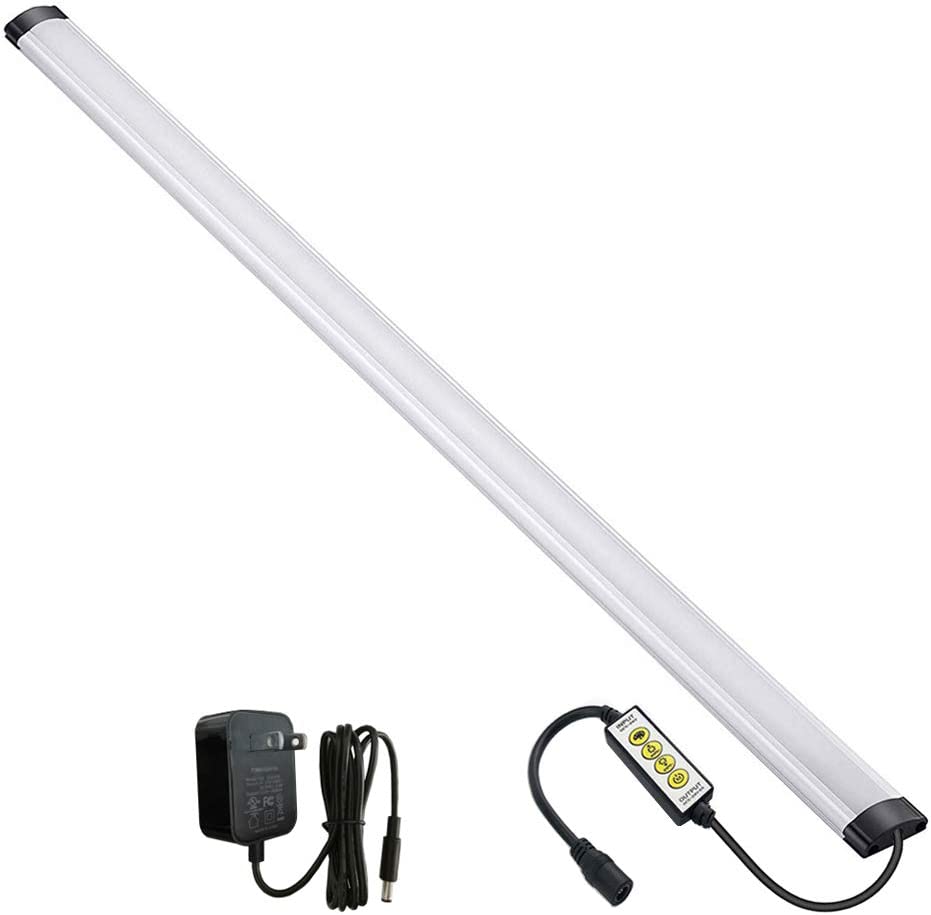 Photo 1 of LAIFUNI Dimmable Under Cabinet Lighting, RGB LED Light Bar, Inline Control Lamp, Multicolor Under Counter Lights for Desk, Room, Cupboard, Hallway, Shelf, Closet (24 Inch)
