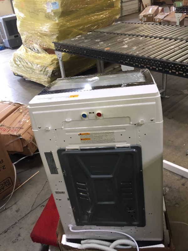 Photo 1 of BLACK+DECKER BPWM20W 2.0 cu.ft. Portable Washer, White--------IT DOES HAVE A MINOR SCRATCH FROM OPENING IT BUT OVER ALL IT IS NEW NEVER BEEN USED -------------
