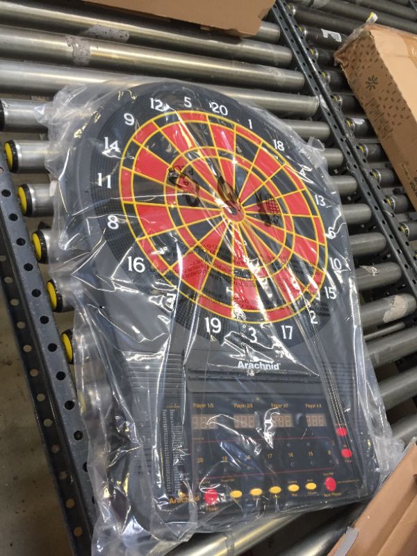 Photo 2 of Arachnid Cricket Pro Tournament-quality Electronic Dartboard with Micro-thin Segment Dividers for Dramatically Reduced Bounce-outs and NylonTough Segments for Improved Durability and Playability
