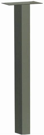 Photo 1 of ARCHITECTURAL MAILBOXES 5105Z Oasis In-ground Post, Graphite Bronze
