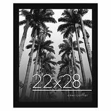 Photo 1 of Americanflat 22x28 Poster Frame in Black with Polished Plexiglass - Horizontal
