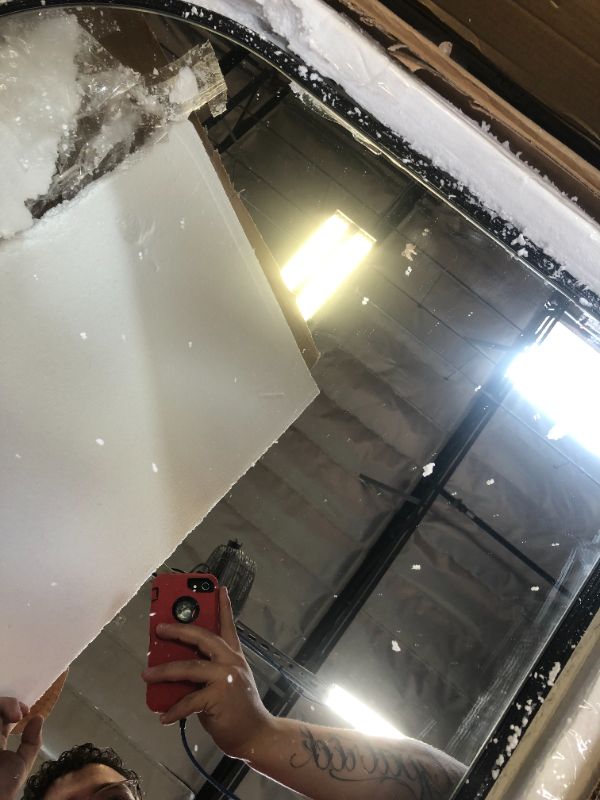 Photo 1 of 3'X2' MIRROR WITH BLACK BOARDER 