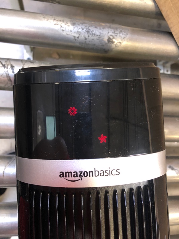 Photo 3 of Amazon Basics Oscillating 3 Speed Tower Fan with Remote
