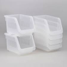 Photo 1 of 24ct Plastic Stackable Storage Bin Clear - Bullseye's Playground™
4 boxes of 6
