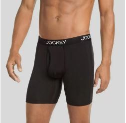 Photo 1 of Jockey Generation Men's Micro Mesh Long Leg Boxer Briefs - Black S	