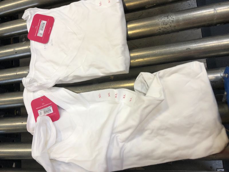 Photo 2 of 2 pack  Short Sleeve V-Neck Side Shirred Maternity T-Shirt - Isabel Maternity by Ingrid
xl