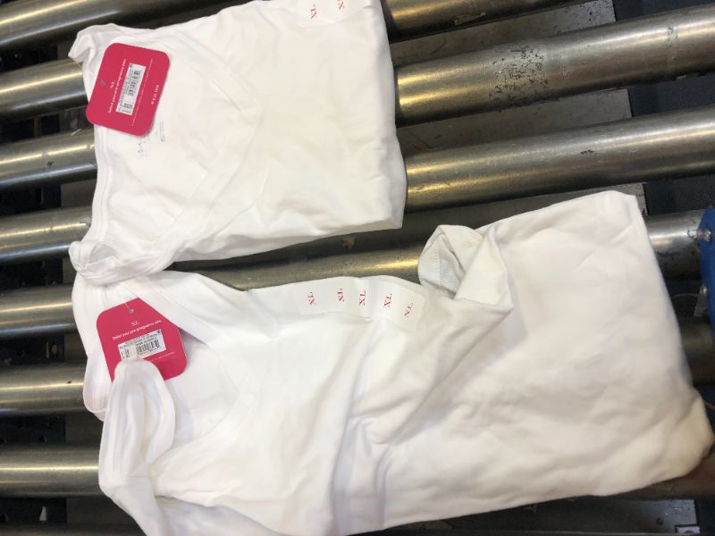 Photo 1 of 2 pack  Short Sleeve V-Neck Side Shirred Maternity T-Shirt - Isabel Maternity by Ingrid
xl