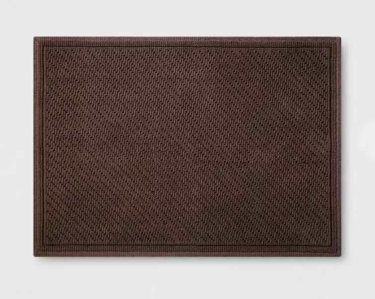Photo 1 of 2 PACK 21"x30" Performance Solid Bath Mat - Threshold™ In Dark Brown
