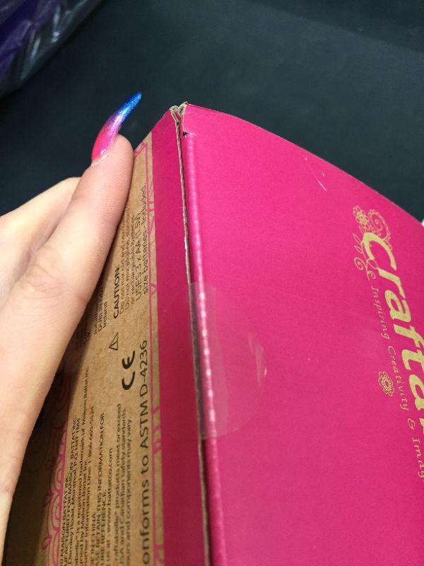 Photo 3 of Craftabelle – Ombre Fade Creation Kit – Lampshade Decorating Kit – 323pc LED Lamp Set with Fabric & Accessories – DIY Arts & Crafts for Kids Aged 8 Years +
