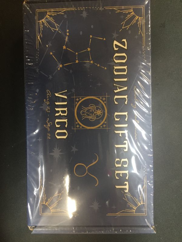 Photo 1 of zodiac crystal gift set virgo