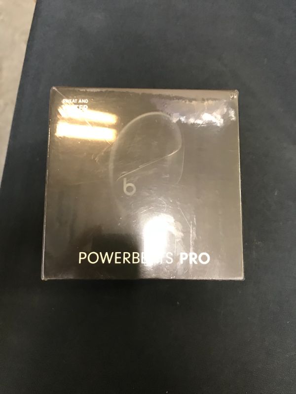 Photo 2 of Powerbeats Pro Wireless Earbuds - Apple H1 Headphone Chip, Class 1 Bluetooth Headphones, 9 Hours of Listening Time, Sweat Resistant, Built-in Microphone - Black
FACTORY SEALED