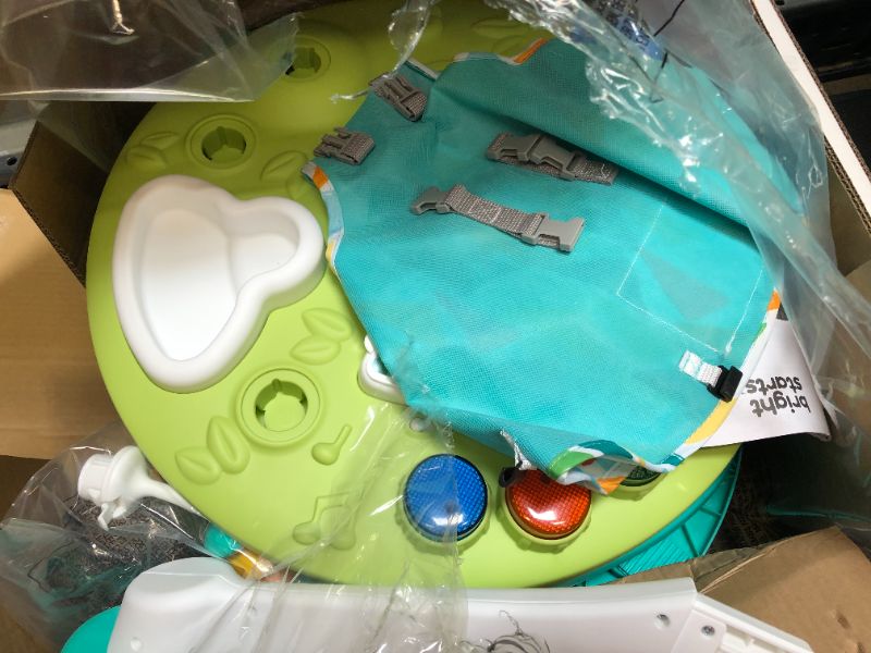 Photo 3 of Bright Starts Around We Go 2-in-1 Walk-Around Baby Activity Center & Table, Tropic Cool, Ages 6 Months+
