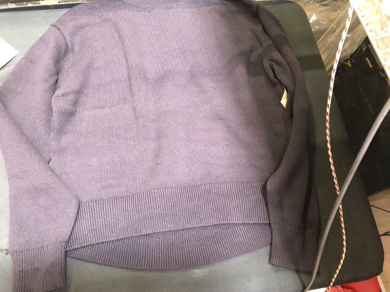 Photo 2 of Daily Ritual Women's Cotton Long-Sleeve Crewneck Sweater size XS
