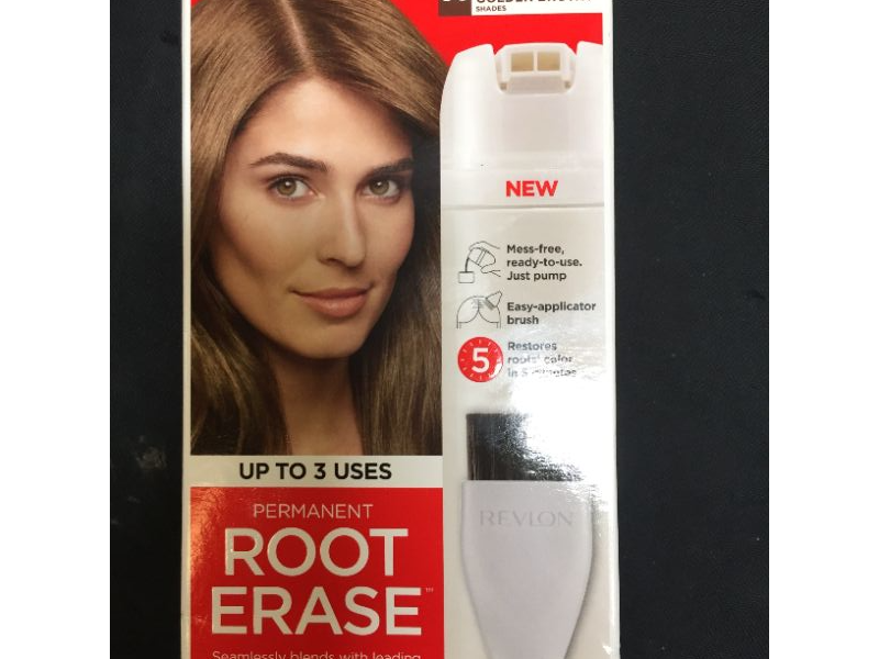 Photo 2 of 1 Boxes Revlon Permanent Root Erase Matches 5G Medium Golden Brown Up To 3 Uses
