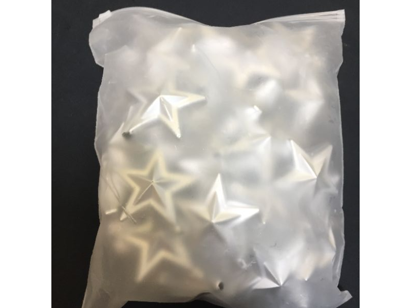 Photo 3 of 36 Pieces 4th of July Star Ornaments for Tree Hanging Star Ornaments Independence Day Decorations for Home Party Indoor Outdoor Decor (Silver)
