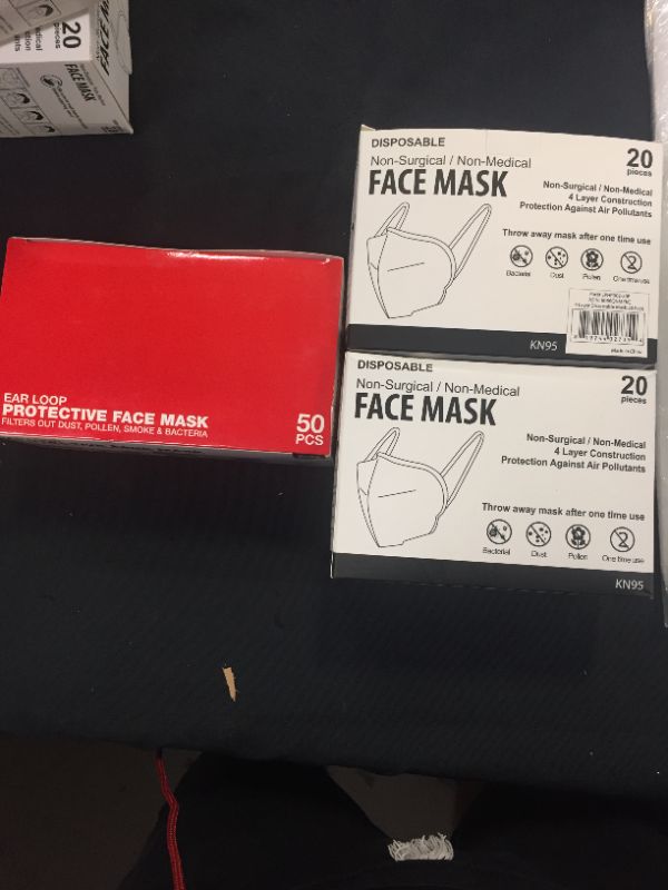 Photo 2 of 6 PACK OF FACE MASKS SOLD AS SET 