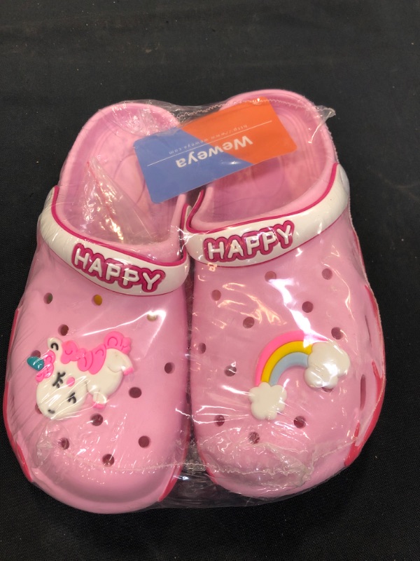 Photo 2 of Sooneeya Kids Clogs with Cartoon Charms Girls Garden Shoes Toddler Summer Cute Sandals Boys Slippers Outdoor Indoor, SIZE 34/ 4-5
