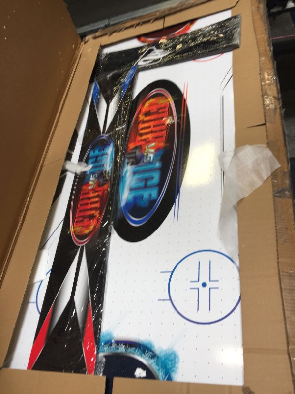 Photo 3 of Triumph Fire ‘n Ice LED Light-Up 54” Air Hockey Table Includes 2 LED Hockey Pushers and LED Puck
