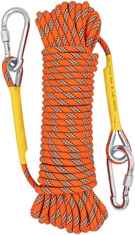 Photo 1 of X XBEN Outdoor Climbing Rope 10M(32ft) 20M(64ft) 30M(96ft) 50M(160ft) 70M(230ft) 152M(500FT) 352M(1000FT) Static Rock Climbing Rope for Escape Rope Ice Climbing Equipment Fire Rescue Parachute
