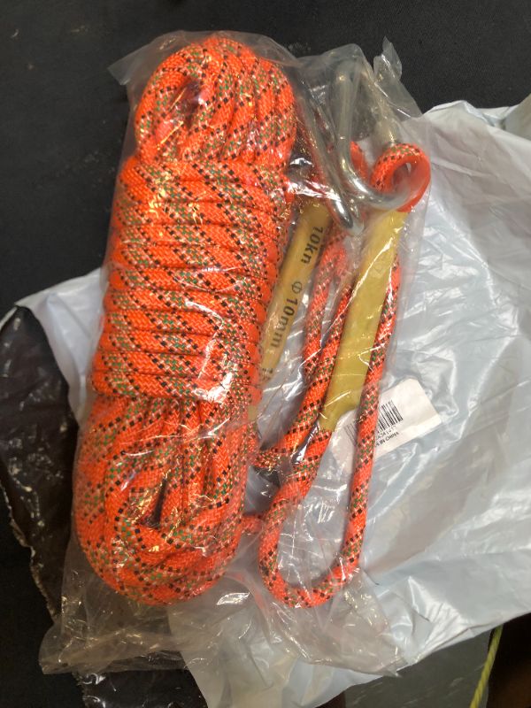 Photo 3 of X XBEN Outdoor Climbing Rope 10M(32ft) 20M(64ft) 30M(96ft) 50M(160ft) 70M(230ft) 152M(500FT) 352M(1000FT) Static Rock Climbing Rope for Escape Rope Ice Climbing Equipment Fire Rescue Parachute
