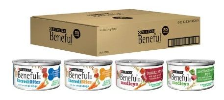 Photo 1 of (30 Pack) Purina Beneful Wet Dog Food Variety Pack, Incredibites & Medleys, 3 oz. Cans
03/24