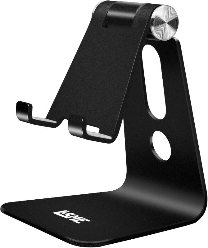 Photo 1 of Adjustable Cell Phone Stand, LLSME Phone Holder, Cradle, Dock, Aluminum Desktop Stand Compatible with All Mobile Phone, iPhone, iPad Air/Mini
