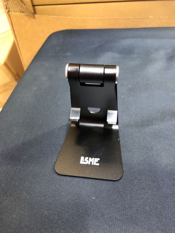 Photo 1 of Adjustable Cell Phone Stand, LLSME Phone Holder, Cradle, Dock, Aluminum Desktop Stand Compatible with All Mobile Phone, iPhone, iPad Air/Mini
