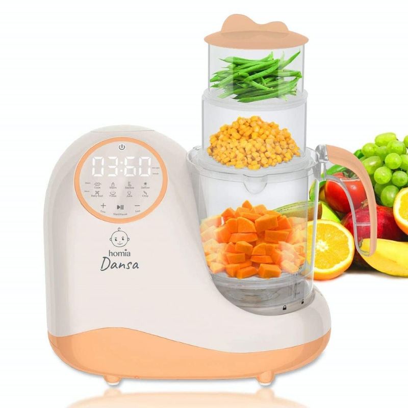 Photo 1 of Baby Food Maker Chopper Grinder - Mills and Steamer 8 in 1 Processor for Toddlers - Steam, Blend, Chop, Disinfect, Clean, 20 Oz Tritan Stirring Cup, Touch Control Panel, Auto Shut-Off, 110V Only
