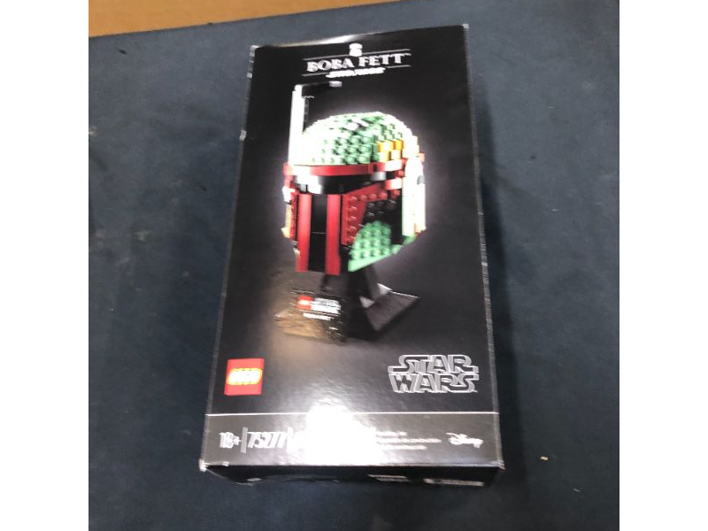 Photo 1 of LEGO Star Wars Boba Fett Helmet 75277 Building Kit, Cool, Collectible Star Wars Character Building Set (625 Pieces), Multicolor
