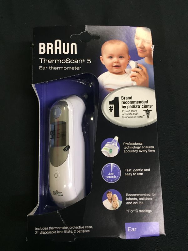 Photo 2 of Braun ThermoScan 5 Ear Thermometer 1 Count by Braun
