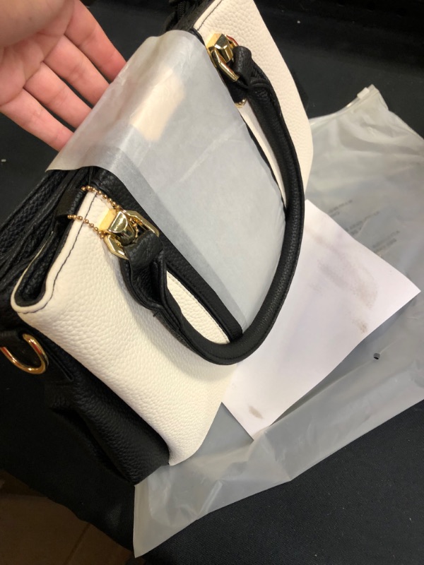Photo 6 of KKXIU 3 Zippered Compartments Purses and Handbags for Women Top Handle Satchel Shoulder Ladies Bags
