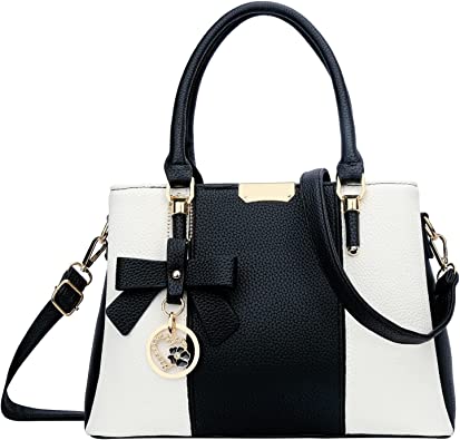 Photo 1 of KKXIU 3 Zippered Compartments Purses and Handbags for Women Top Handle Satchel Shoulder Ladies Bags
