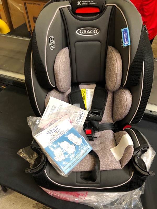 Photo 2 of Graco SlimFit 3 in 1 Car Seat -Slim & Comfy Design Saves Space in Your Back Seat, Darcie, One Size
