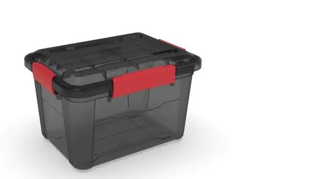 Photo 1 of 18L/19Qt Waterproof Tint Latch Tote IP-67
