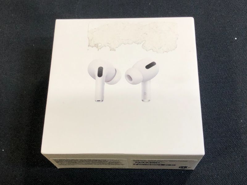 Photo 7 of Apple AirPods Pro Wireless Earbuds with MagSafe Charging Case. Active Noise Cancelling, Transparency Mode, Spatial Audio, Customizable Fit, Sweat and Water Resistant. Bluetooth Headphones for iPhone (DAMAGES TO PACKAGING)
