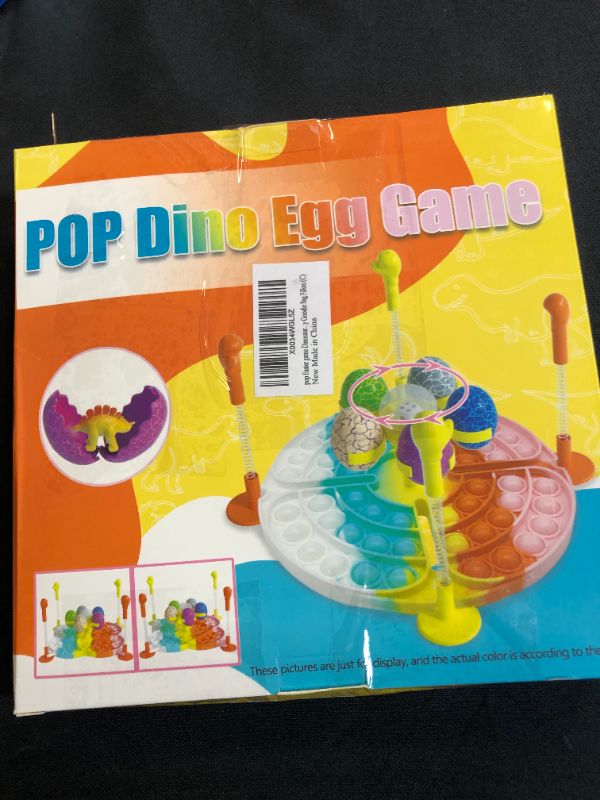 Photo 2 of Kids Toys Pop Its Dinosaur Eggs Games Easter Toys Games for boys girls gifts It Party Favors for Kids Adults Autism ADHD Stress Relief, Silicone Push Bubble Sensory Toys
