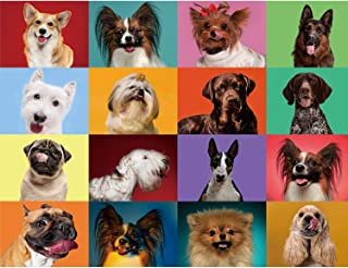 Photo 1 of 500 Large Piece Jigsaw Puzzle - Assorted Cute Dog Jigsaw Puzzles 500 Pieces Funny Puzzles Birthday Gifts Party Favors Party Game
