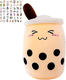 Photo 1 of 13.7 Inch Bubble Tea Plushie and 50PCS Cute Kawaii Boba Tea Stickers Super Soft Living Room Hugging Pillow for Girls Birthday Gifts (3. Naibai, 2. 35CM)
