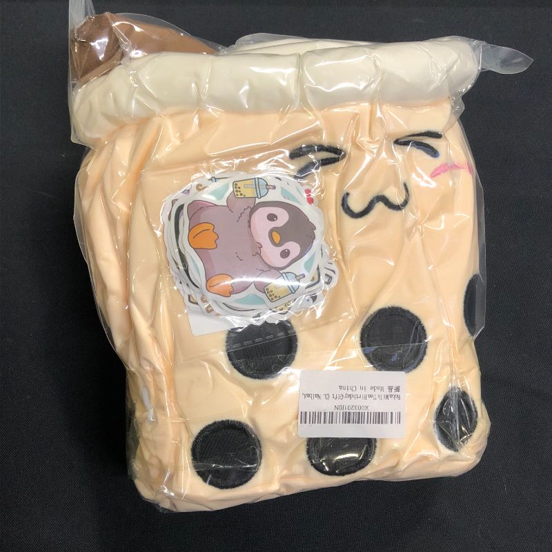 Photo 2 of 13.7 Inch Bubble Tea Plushie and 50PCS Cute Kawaii Boba Tea Stickers Super Soft Living Room Hugging Pillow for Girls Birthday Gifts (3. Naibai, 2. 35CM)
