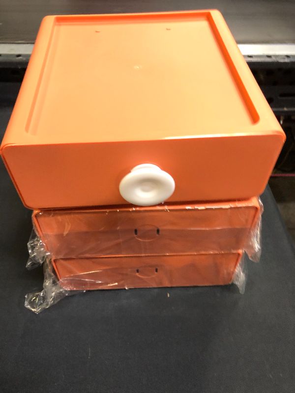Photo 1 of 8" x 8" STACKABLE DRAWERS 3 PC