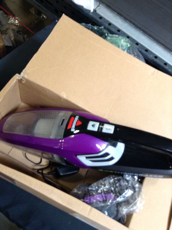 Photo 2 of  BISSELL Pet Hair Eraser Lithium Ion Cordless Hand Vacuum, Purple