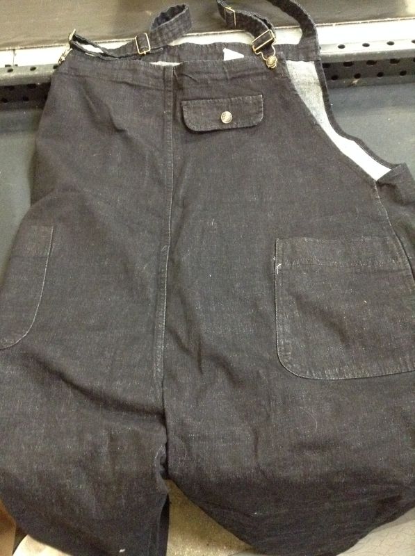 Photo 1 of SIZE UNKNOWN BLACK JEAN OVERALLS