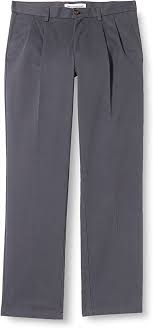 Photo 1 of amazon basics grey work pants 38x30