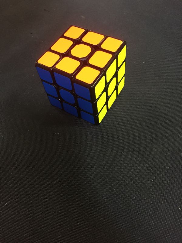 Photo 1 of Speed Cube 3x3 Smooth Turning Magic Cube 3x3x3 Brain Teaser Puzzle Cube Sticker (2.2 inches)
